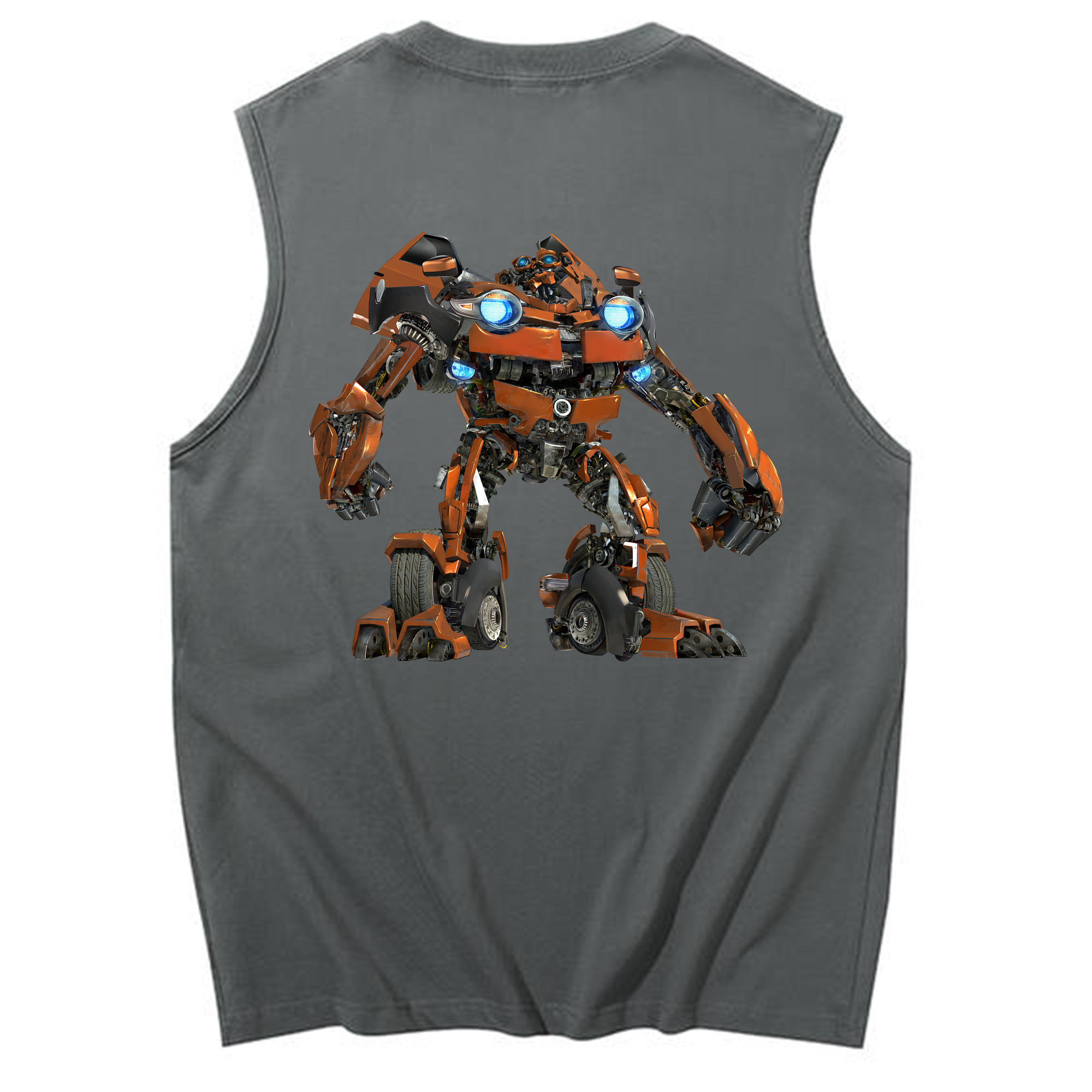 （画像用） Transformers トランスフォーマー コットン100％タンクトップ（背面プリント）